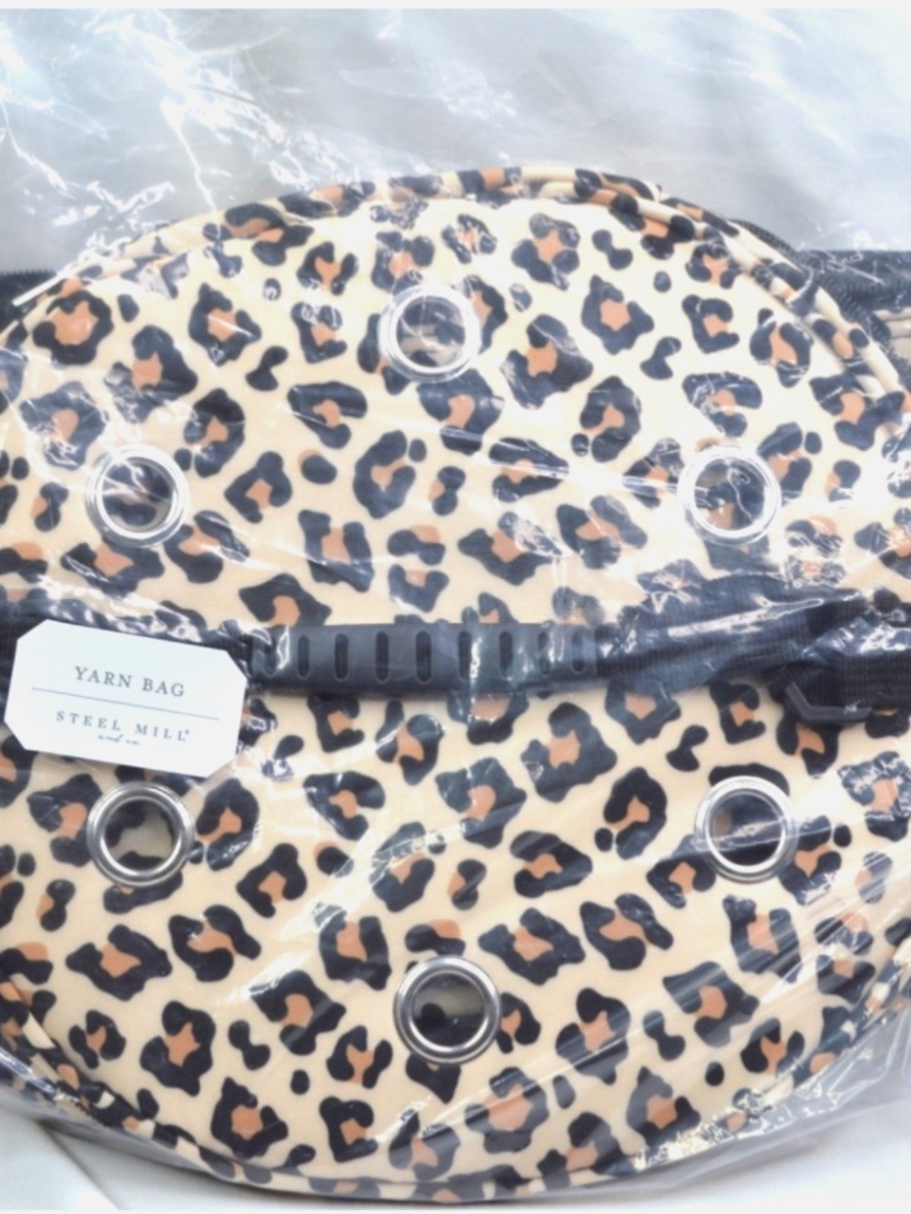 Steel Mill & Co Yarn Bag —Travel Bag for Knitters, Crocheters. Yarn Organizer